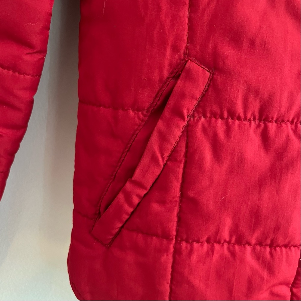 Lightweight Red Quilted Packable Jacket - image 4